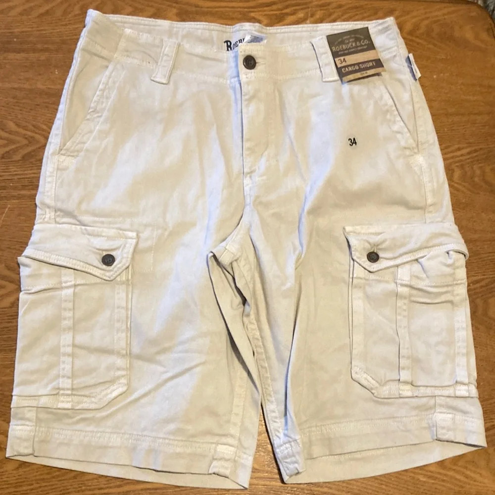 ❤️ Roebuck & Co Men’s Cargo Shorts (size 34) NWT